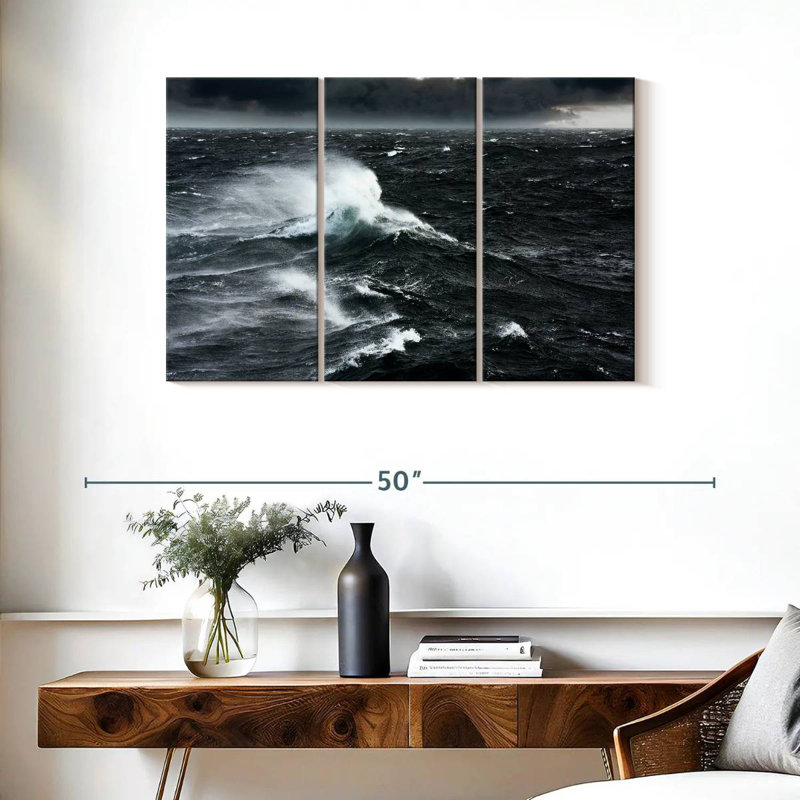 Alvord Ocean Strong Wind, 24" H x 38" W