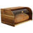 Bread Storage Box in Acacia Wood with Clear Rolltop Lid