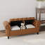 Banc de rangement en similicuir 51 po avec accoudoirs roulés-7769086-7769087