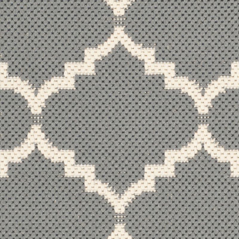 Herefordshire Performance Geometric Indoor/Outdoor Area Rug, Round 4'