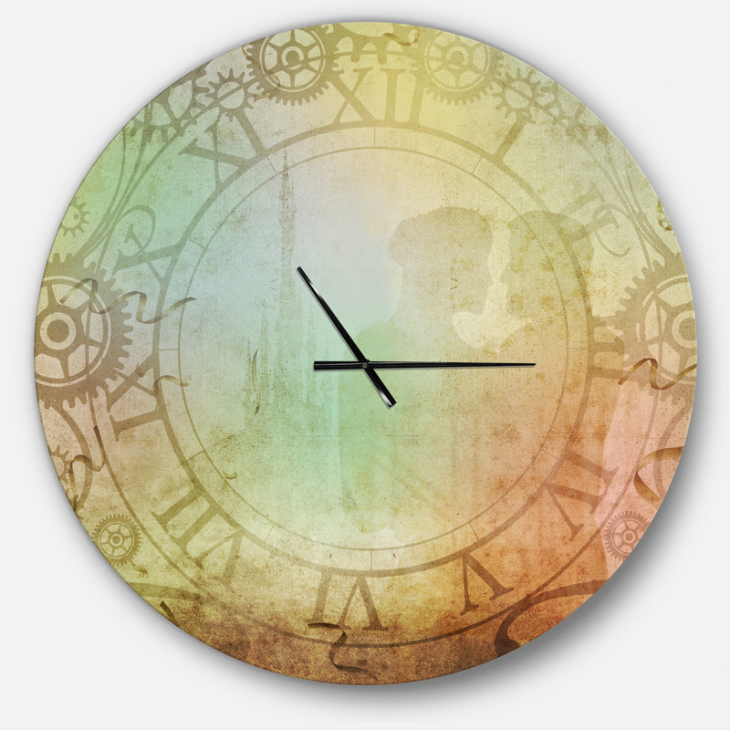 Style antique rétro - horloge murale moderne, Surdimensionné