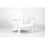 Chaise Adirondack pliante avec table d'appoint, ensemble de 3 chaises Adirondack, blanc (2 chaises et 1 table)-1917035668