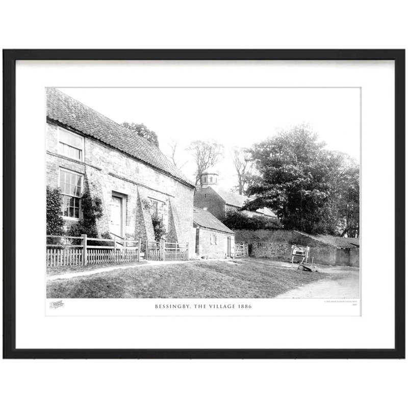 Bessingby, The Village 1886 by Francis Frith - Single Picture Frame Print, 45cm H x 60cm W x 2.3cm D