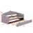 Twin Size Upholstered Daybed With Trundle,Velvet Sofabed With USB & Type-C Charging Ports, Side Storage Bag, No Box-Spring Needed-1994221582