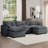 Oversized Modular Cushion Sofa-892708343