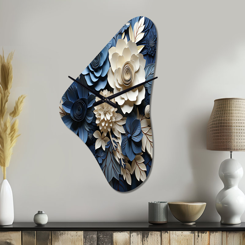 Horloge murale 3D Nuh - Boomerang, Grand