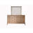 Latte-Finished Chic Wall Mirror