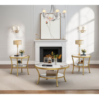 Gold Table Set Gold Coffee Table Sets | Refresh Your Space