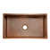 33" Hammered Antique Copper Single Basin Kitchen Sink