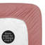 Drap-housse pour lit de bébé à motif de losanges touffeté et mauve rose par Sweet Jojo Designs