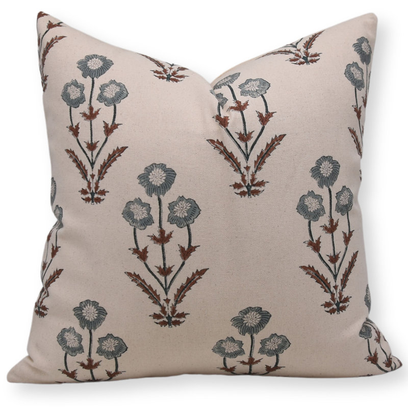 Coussin décoratif en coton de qualité supérieure Fabribine, H 26 po x l 26 po