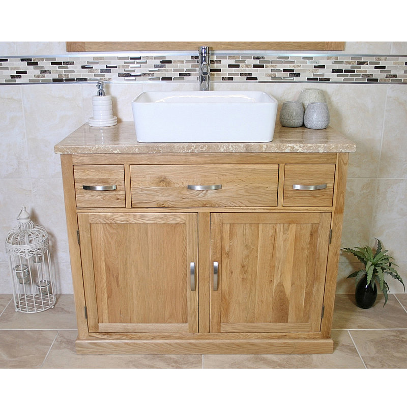 Michael 1000mm Single Bathroom Vanity with Vessel Ceramic Basin