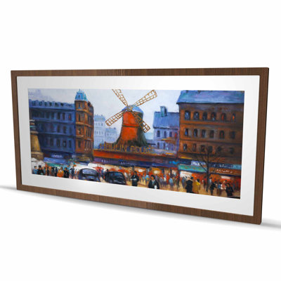 Street scene to moulin rouge - Cities Contemporary print