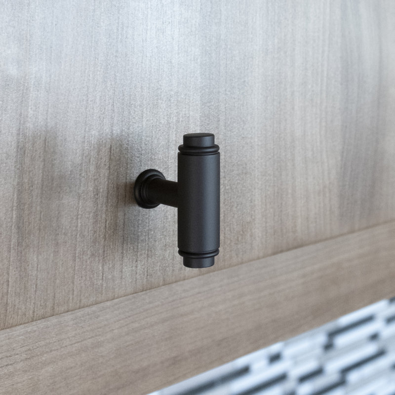 Poignée cylindrique 1 5/8 po, Bronze huilé, H 1,81 po x l 0,59 po x P 1,44 po