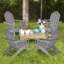 Chaise Adirondack de patio en plastique-70268104