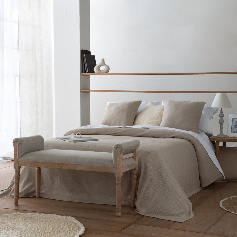 Syliva Polyester Upholstered Bench