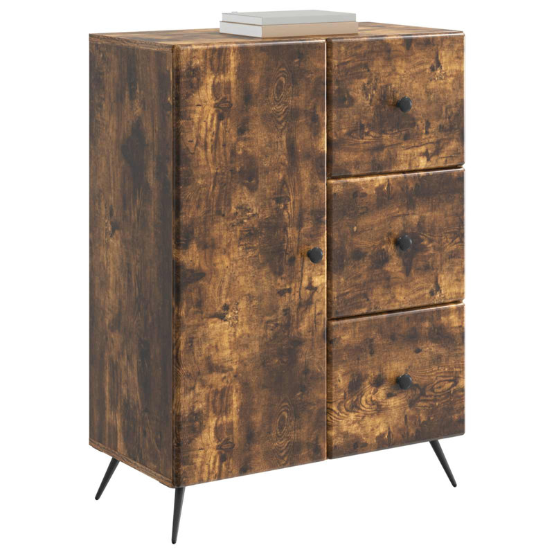 66cm Sideboard, Smoked Oak