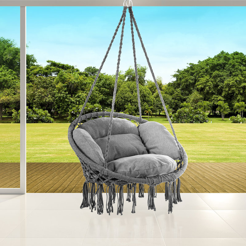 Soejima Hanging Chair, Anthracite