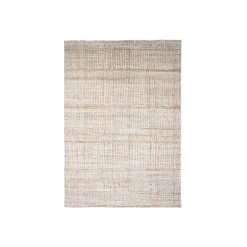 Tapis oriental court en laine noué à la main 9 po x 12 pi brun miel 4C3003A9A5DB4402BD0AD83969585465