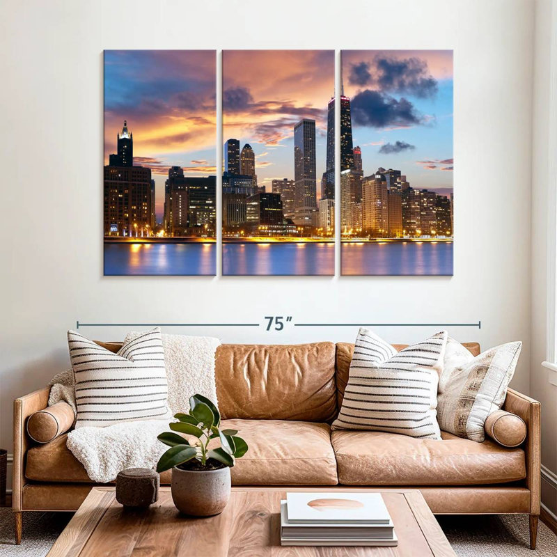 Horizon de Tergel Urban Chicago, H 42 po x l 65 po