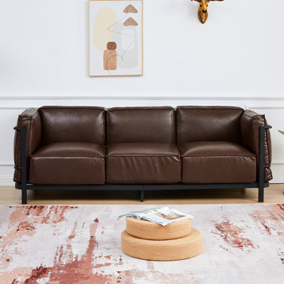 83.46" Wide Square Arm Sofa