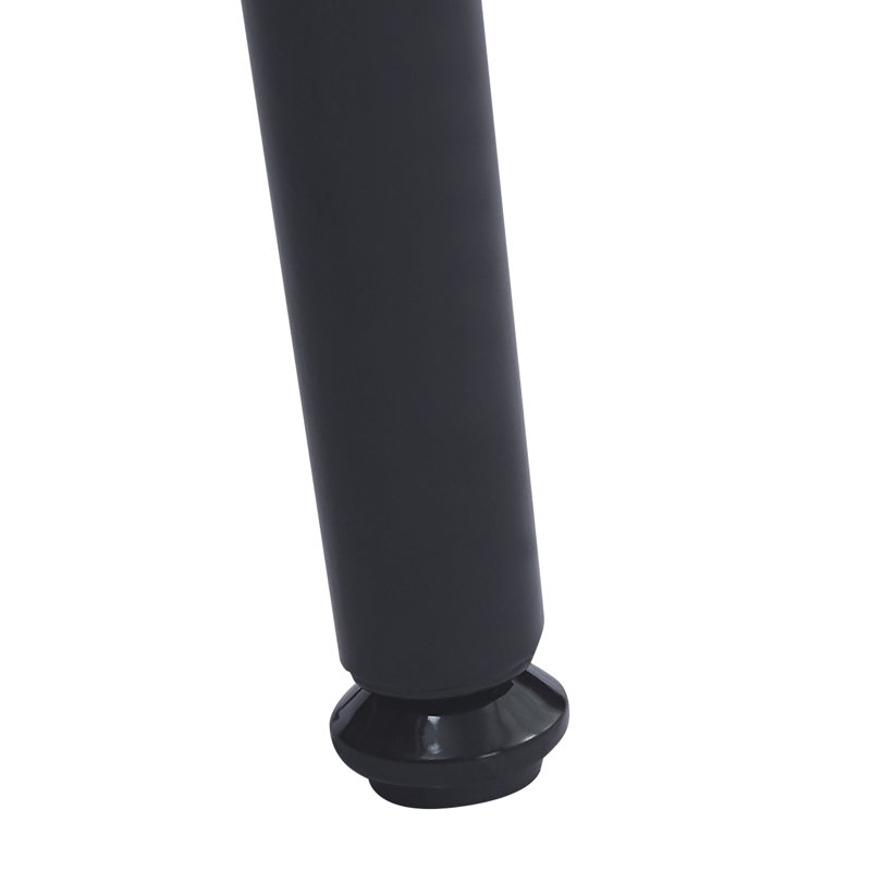 Tabouret de comptoir moderne 24,75 po Yamanda, Noir, noir, noir, noir, Set of 2