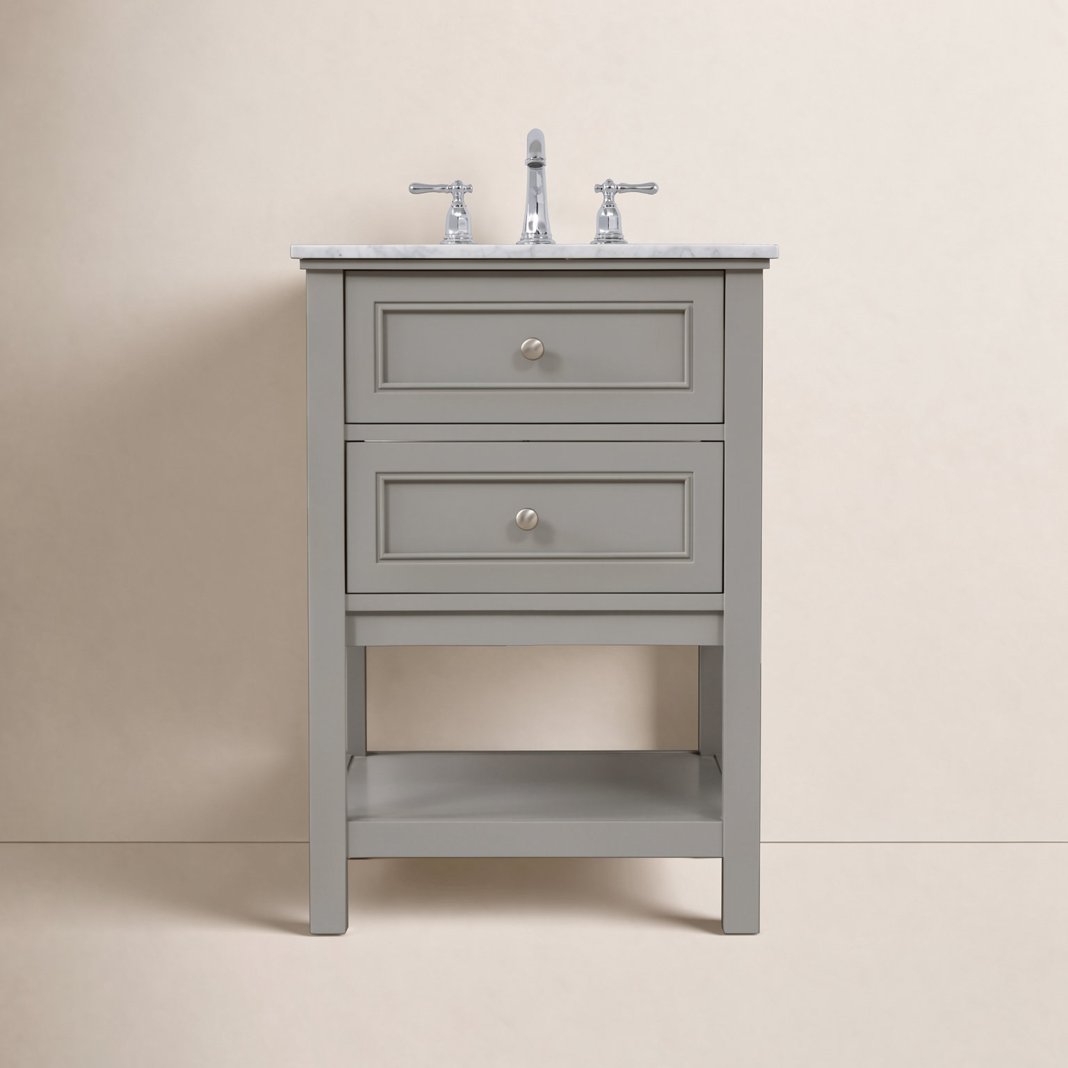 Bonsai 24 " Single Bathroom Vanity, Gray