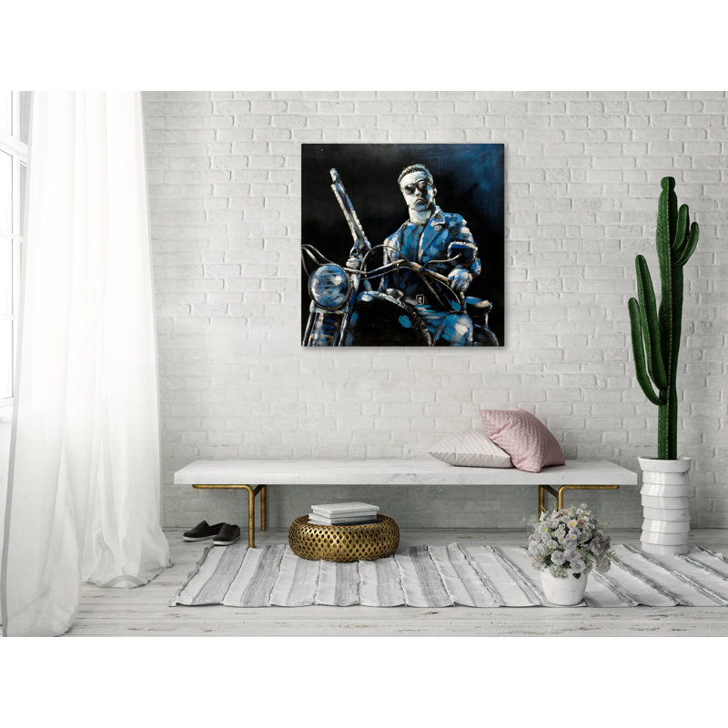 Handmade Industrial Transportation Wall Decor on Metal