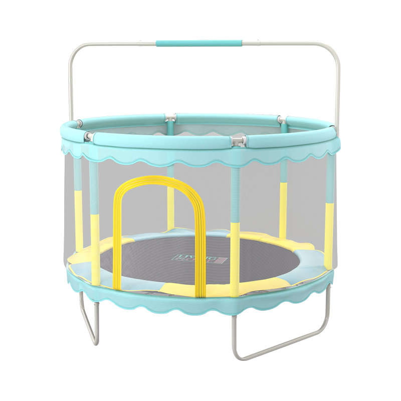 Living And Home 120cm Round with Safety Enclosure Kid / Toddler Trampoline