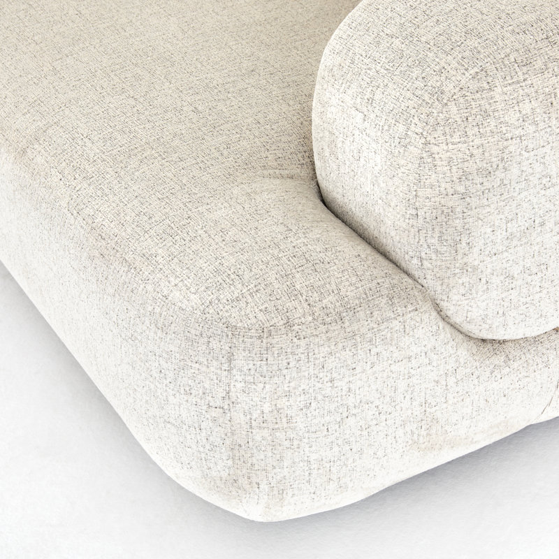 Benito Sofa, Beige 100% Polyester