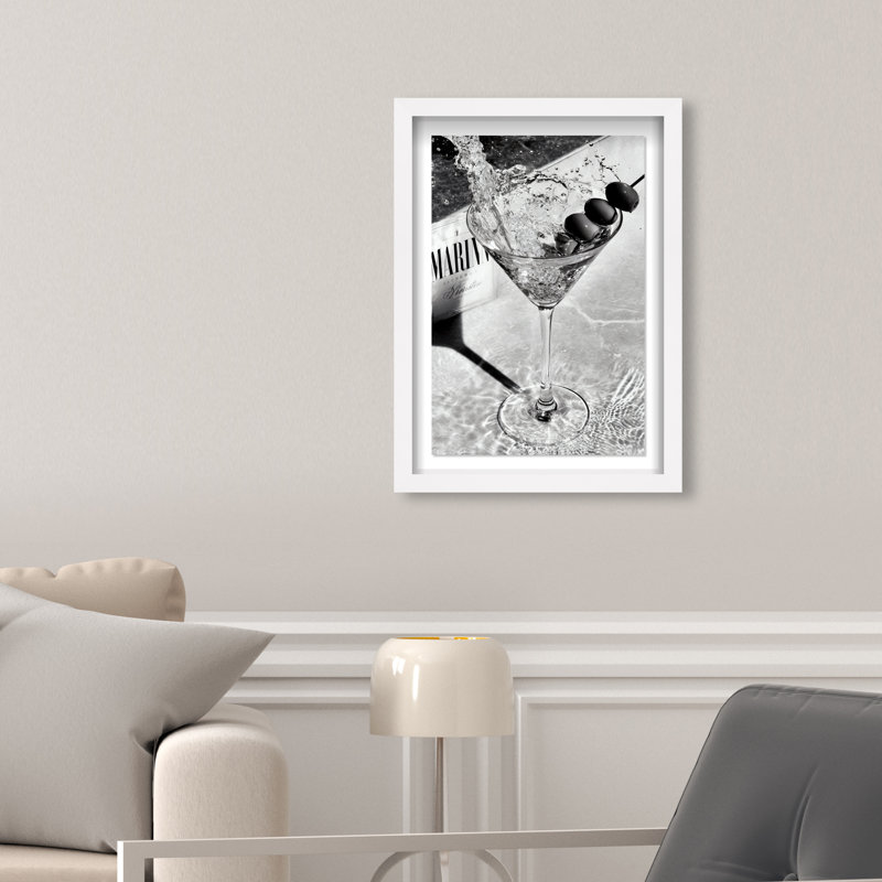 Chill Time II Print by Oliver Gal, 16.5"H x 11.5"W, White Shadowbox