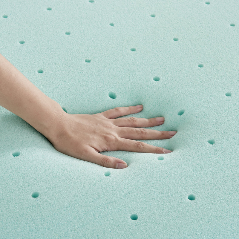 Surmatelas en mousse viscoélastique imprégnée de gel 2 po Purdy, Lit simple
