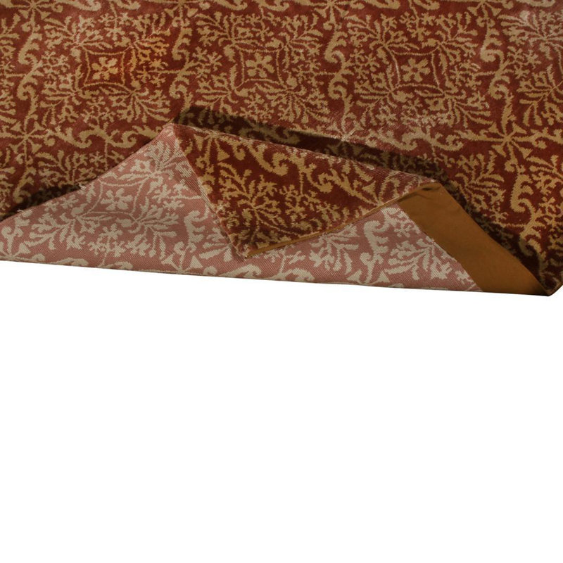 Handmade Silk and Wool Area Rug