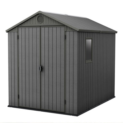 Keter Darwin Outdoor Garden Tool Storage Shed with Window