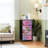 4 Drawer Dresser for Bedroom, Narrow Chest of Drawers, Wooden Top and Study Iron Frame 18"x37.5"-(WxH)