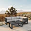Avion 5 Piece Sectional Set - Black-1426329045-1414264034