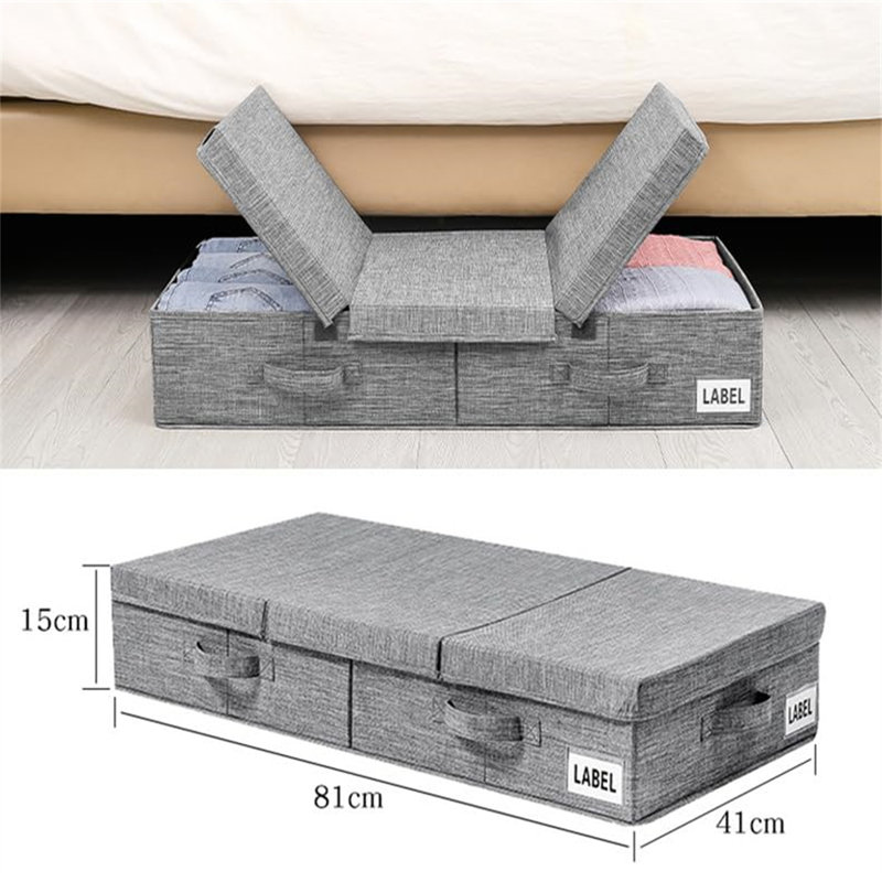 Brayden Studio Fabric Underbed Storage