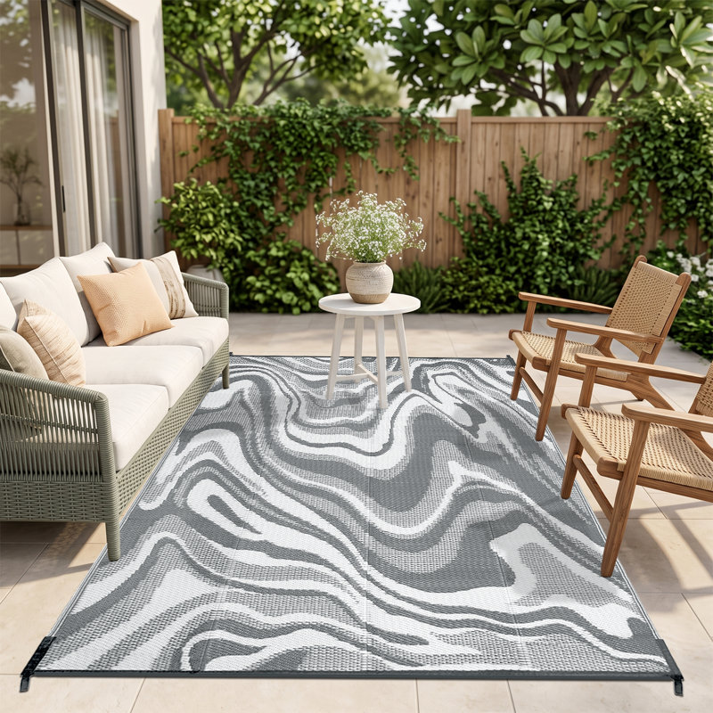 Abstract Braided Area Rug, 5*8ft/152*244cm