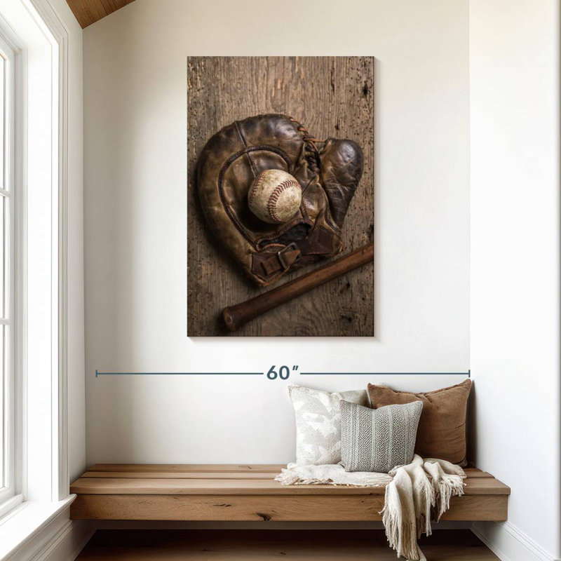 Sireci Rustic Baseball, 45" H x 30" W