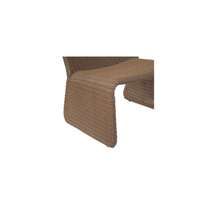 Ella Outdoor Accent Chair Charcoal, Brown