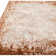 Abrienne Soft Shiny Border Orange/Grey Rug