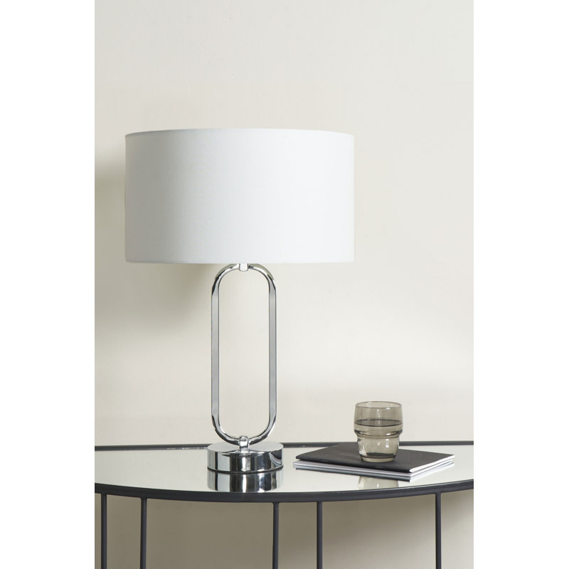 Louen Metal Table Lamp, Ivory