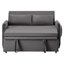 Canapé-lit convertible en velours de 51,2 po, causeuse à dossier réglable à 5 positions avec lit escamotable, poche latérale, canapé multifonctionnel à 2 places pour le salon, un appartement et un petit espace-26564658-26564660-26564664