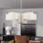 Harahan 5 - Light Steel Dimmable Chandelier-1900343667