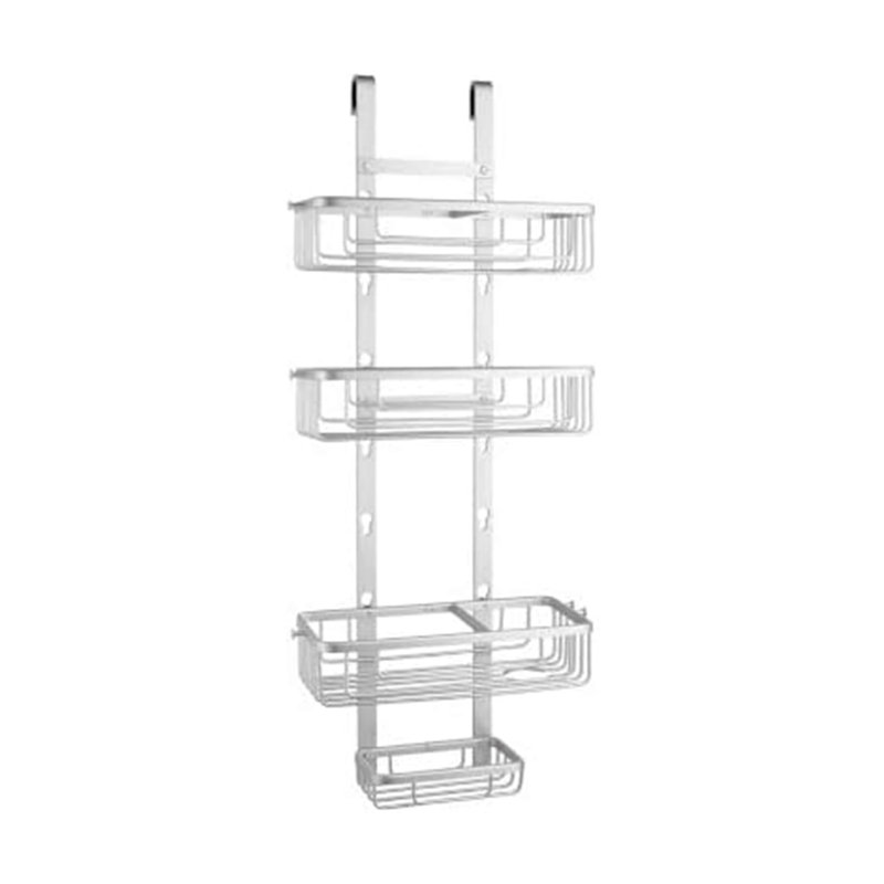 Aluminum Over-the-Door Bathroom Shelves