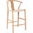 Wakita Counter Stool with Metal Frame-717871069