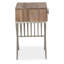 Hudson Ferry Solid Wood Top End Table with Storage
