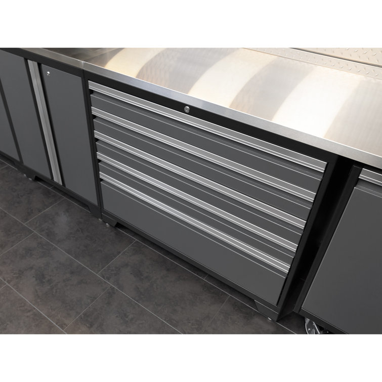 26.75'' W 5 -Drawer Steel Bottom Rollaway Chest with Wheels