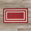 Tapis rouge tressé à bordure Cisbrough-2071766132