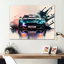 «Unleashing the Speed of Cars I», reproduction non encadrée sur métal